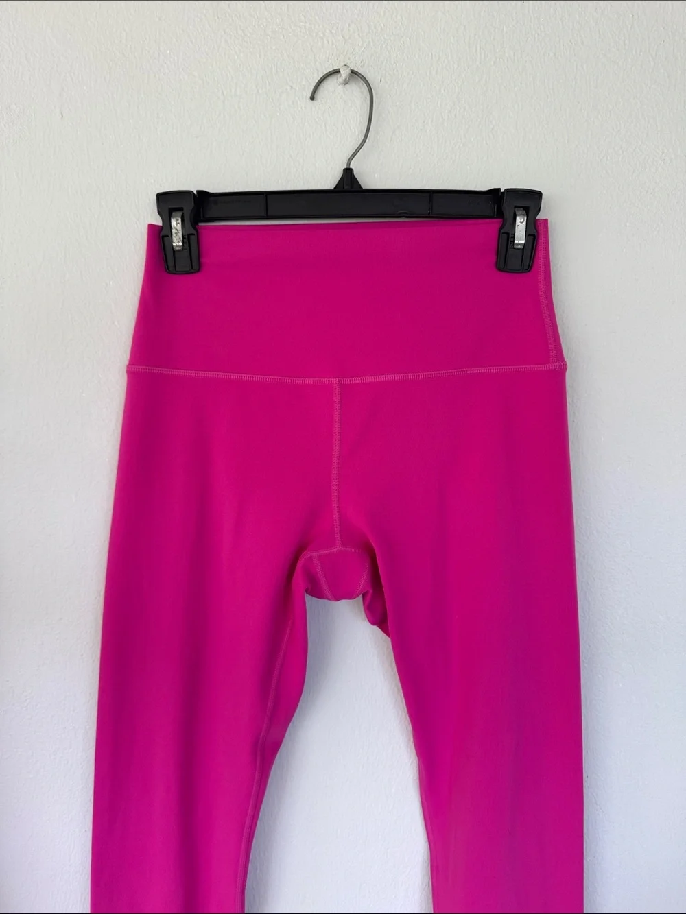CRZ Yoga hot pink matching racerback tank top leggings set size medium